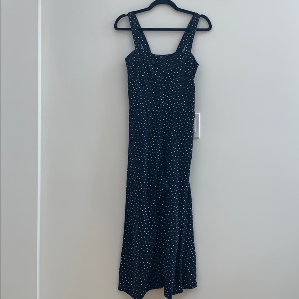 Loft polka dot jumpsuit